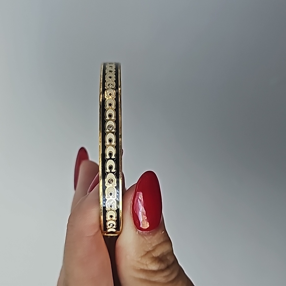Coach signature bracelet